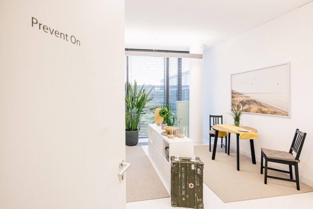 Helles Zimmer der Beta Klinik