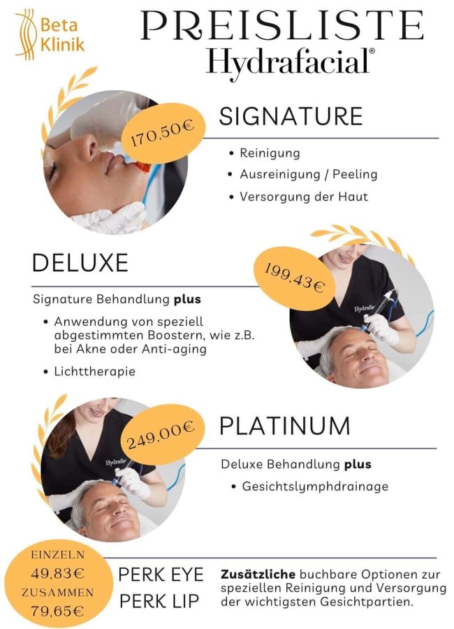Preisliste-hydrafacial